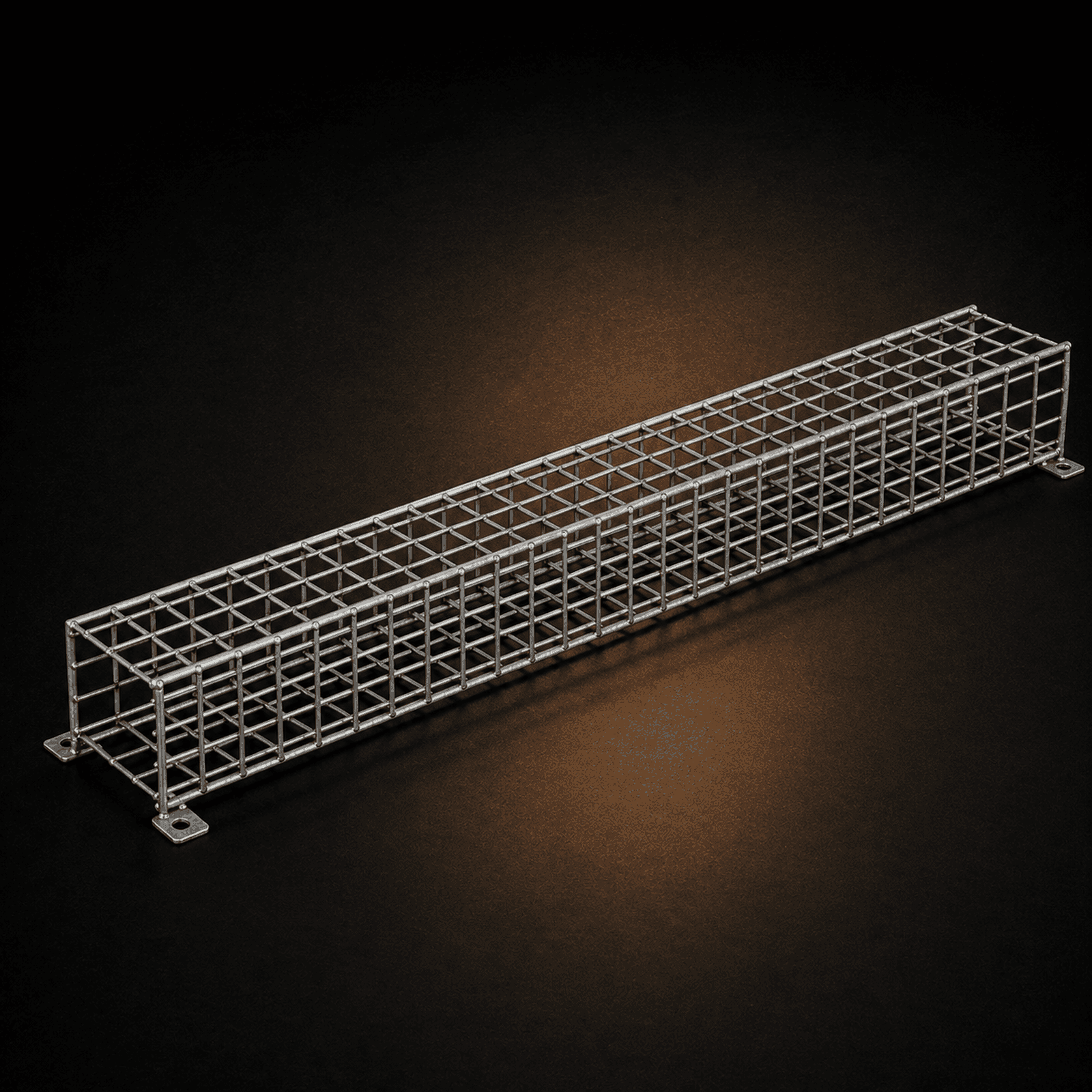 Long Narrow Wire Channel Rack